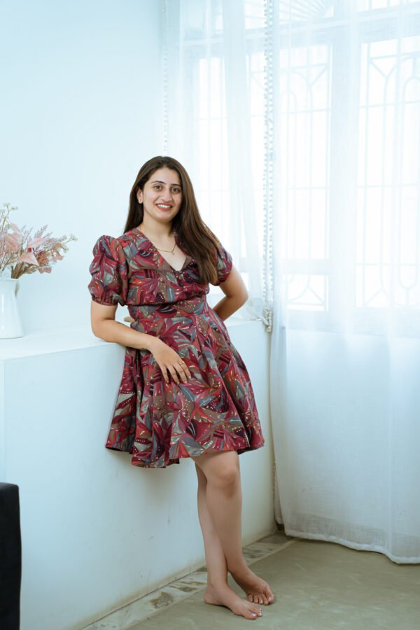 Wine Whirl Dress